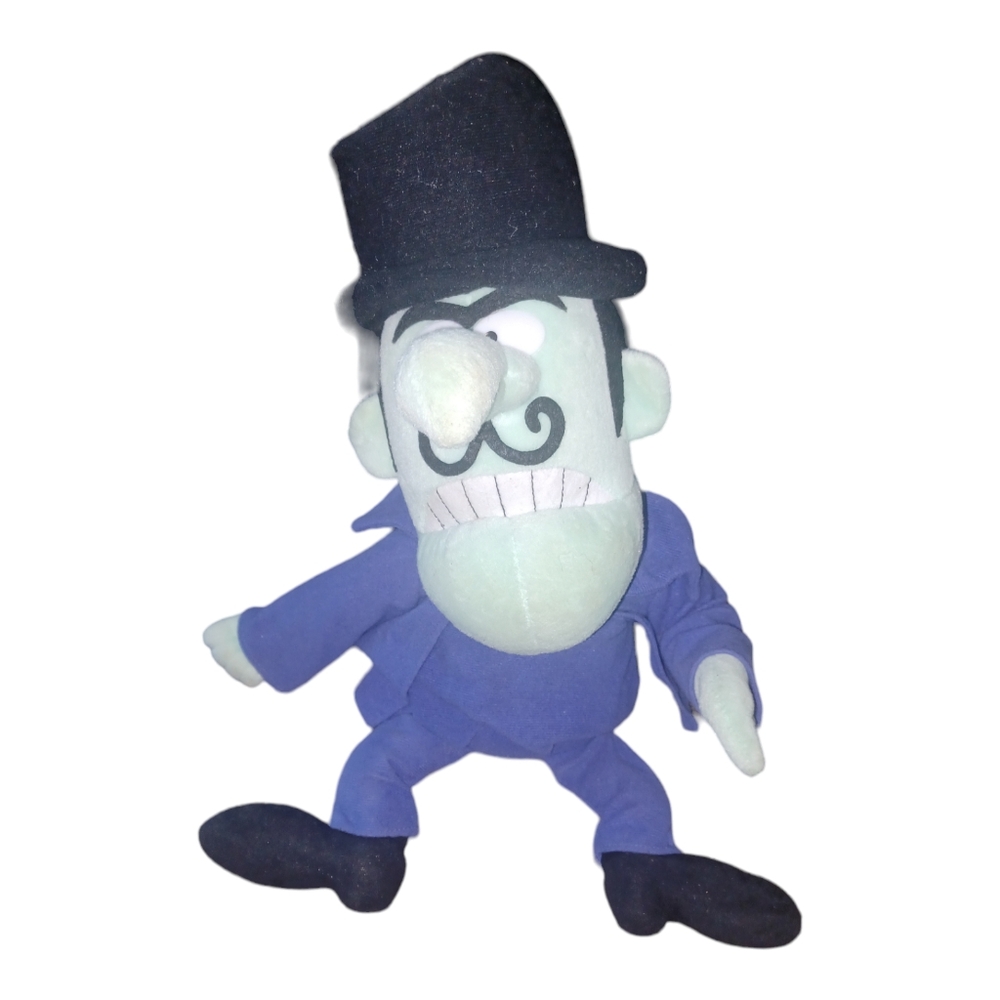 Vintage 1999 Rocky and Bullwinkle Friends  Snidely Whiplash Plush CVS Stuffins.